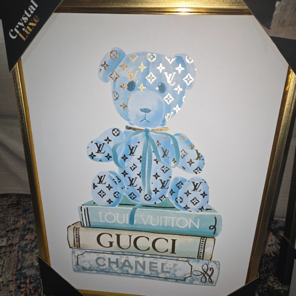 New RARE Crystal Luxe Designer Artwork